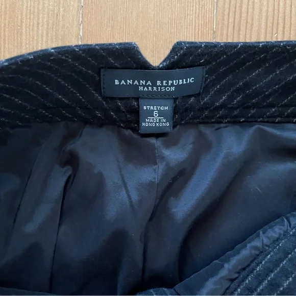 Banana Republic Harrison Pinstriped Wool Pants - Picture 3 of 6